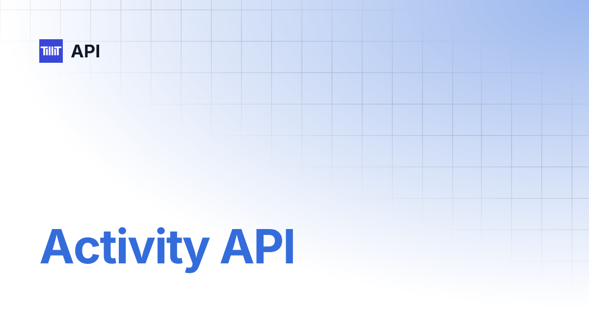Activity api api