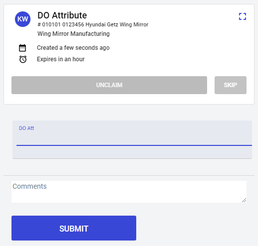 Update Order Attribute Data Type field.